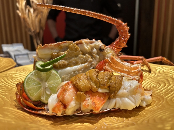 上州牛菲力牛排和龍蝦套餐