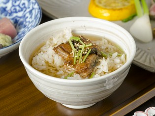 京都の味を大切に、料理人として気持ちをこめた『鰻の茶漬け』