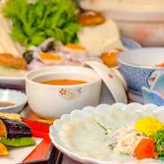 ご予算とお好みに応じて承ります　冬季は鍋料理もおすすめ