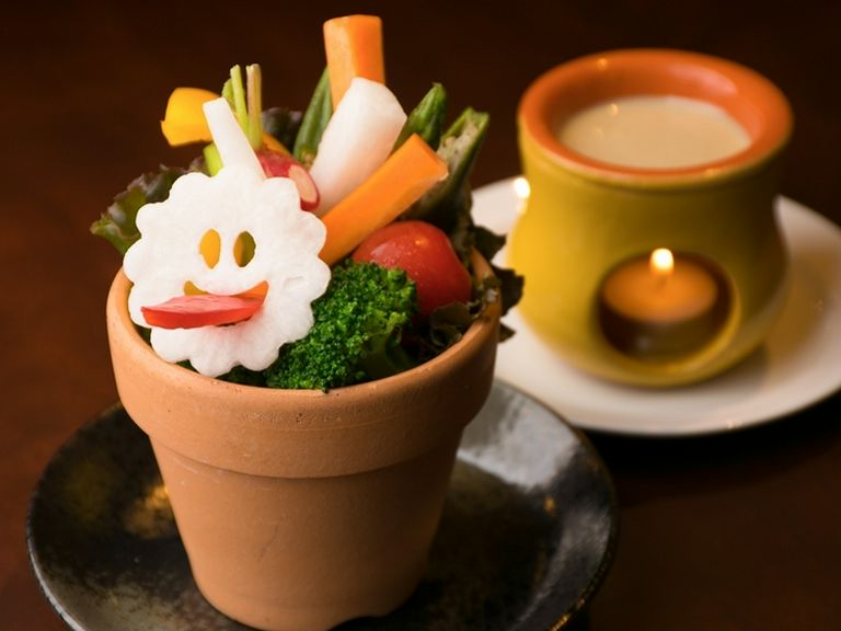 新鮮野菜のバーニャカウダ