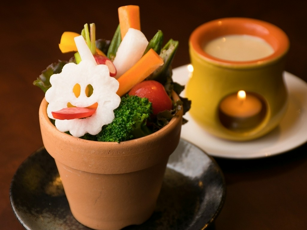 新鮮野菜のバーニャカウダ