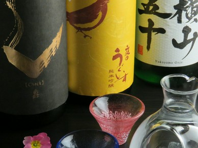 日本酒をはじめ、オリジナルサワーなど酒通も納得のラインナップ