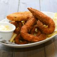 Italian style mix fried seafood with Aioli sauce
イタリア風シーフードミックスフライ、アイオリソース添え