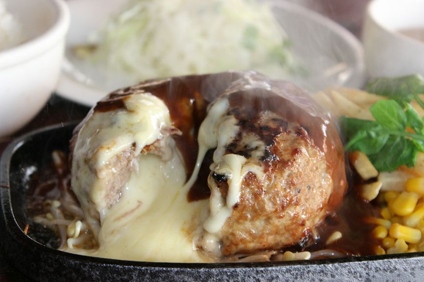 ココが元祖!『チーズオーブン焼きハンバーグ』