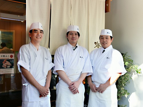 日本料理・寿司・河豚、それぞれの分野で高い技術を持った職人