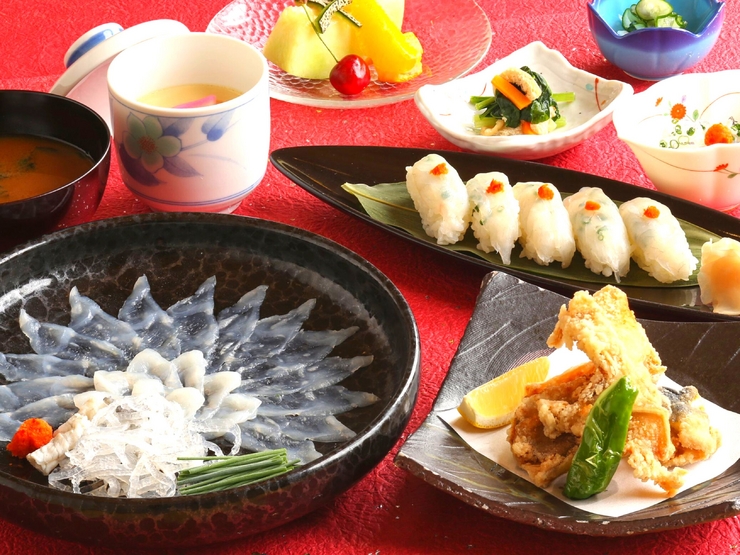 虎河豚寿司套餐 