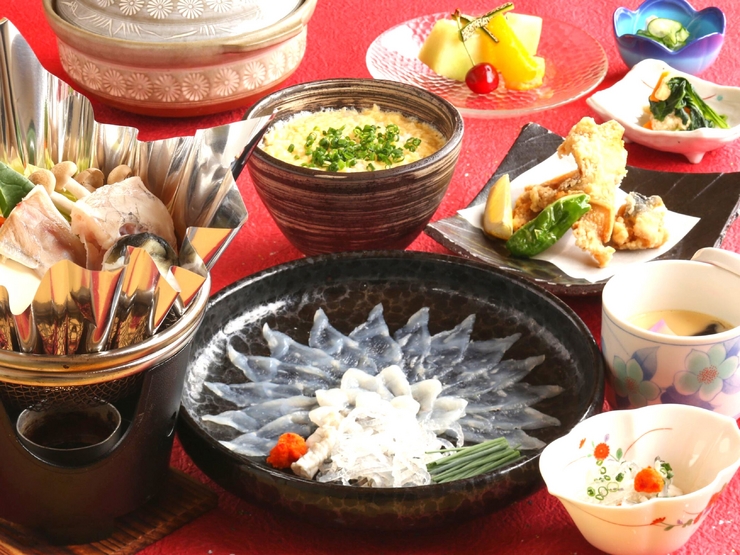 虎河豚全套餐点 