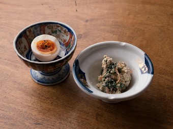 お酒のお供にも最適な『小鉢（コース内一品）』