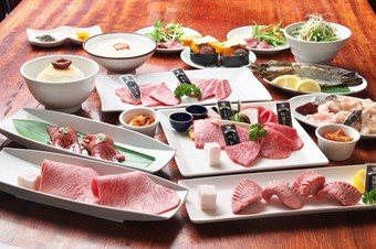 贅沢なコースです！
お祝いなどにもおすすめです。