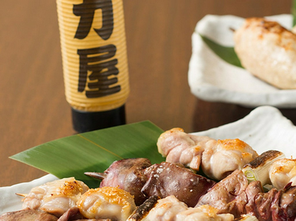 一本一本丹精込めた炭火焼き鳥