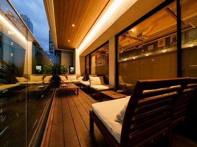 テラス席がある