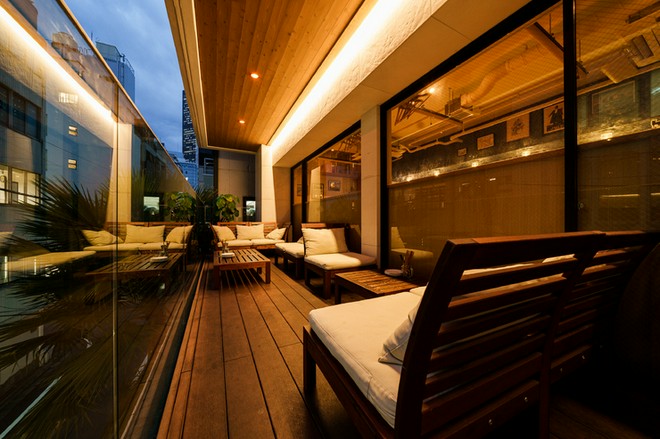 テラス席がある