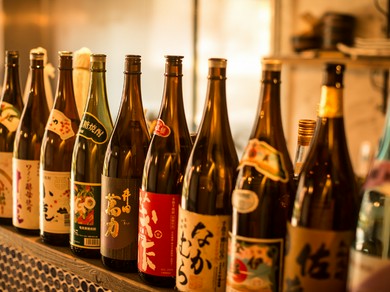 和食と良く合う、こだわりの焼酎がラインナップ