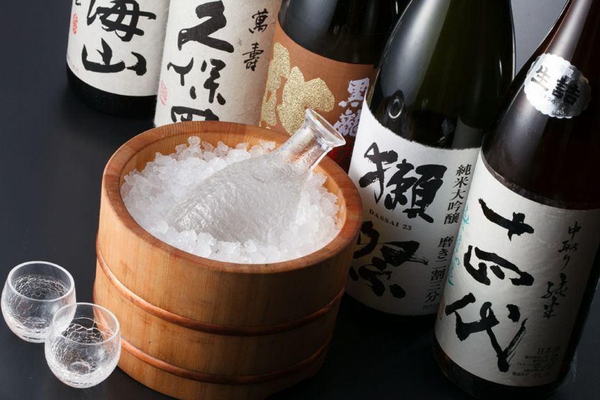 特別な日に選びたい、日本酒・焼酎は充実の品揃え