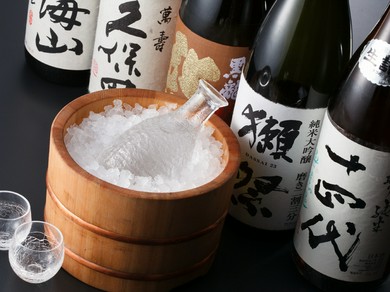 特別な日に選びたい、日本酒・焼酎は充実の品揃え