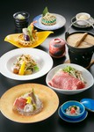 ・先付
・旬の刺身盛り合わせ
・茶碗蒸し
・黒毛和牛しゃぶしゃぶ
・地魚料理
・天ぷら盛り合わせ
・ふのりそば
・デザート