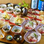 季節を味わえる充実メニューの旬の味覚ご堪能コース。