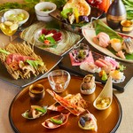 贅沢な山と海の幸をふんだんに使用した絶品料理が満載！各種宴会におすすめです！