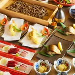 ランチタイム限定コース。小会議や接待などビジネスシーンにおすすめです。※写真は一例となります