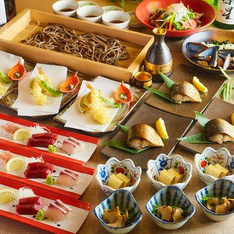 宴会や飲み会におすすめなコースは8品4000円からご用意