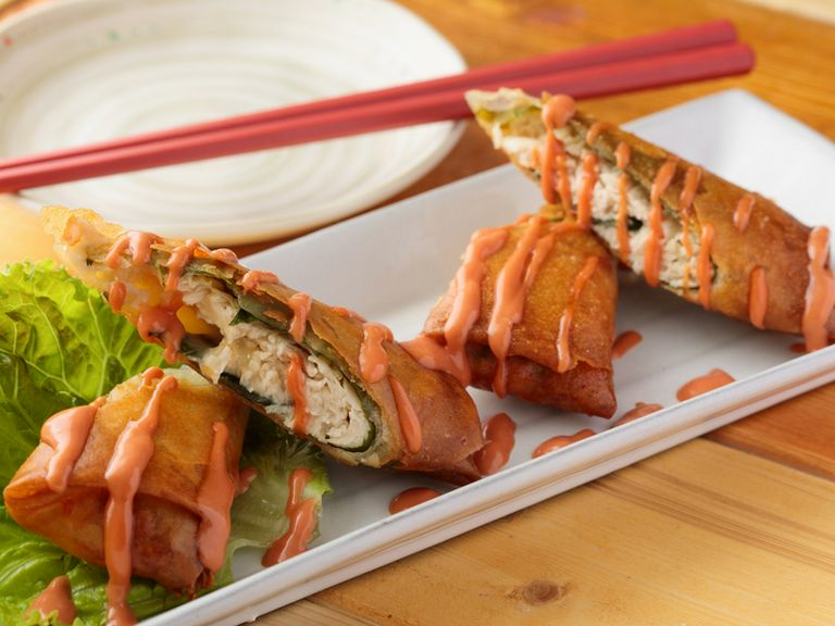 ササミとしそのとろ〜りチーズ春巻き