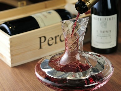 世界中のワインが勢揃い。イタリアンとの相性もばっちり