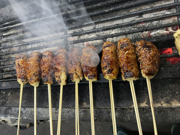 すり鉢つくね串