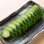 胡瓜の一本漬け