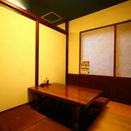 特別なお客様のおもてなしや大事な商談などで店への要望があれば事前に相談を。店主が臨機応変に場を整えてくれます。もちろん、仕事仲間との気軽な宴席にも最適です。