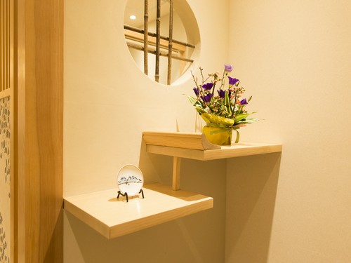 細部にまで心遣いが感じられる設え