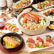 ※ご予約時にご指定の無い場合は『白ワイン海鮮鍋』をご提供いたします