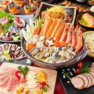 ※ご予約時にご指定の無い場合は『鴨、豚、牛三種肉ステーキ盛り合わせ』をご提供いたします。