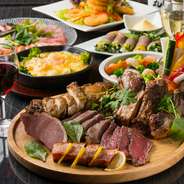 国産和牛や黒豚、地鶏など、生産者が丹精込めて育てた良質な肉にこだわり、吟味を重ねて仕入れています。ほかにも、旬の野菜や魚介など、納得できる食材を選りすぐって使用しています。