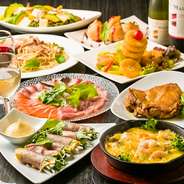 当店の雰囲気を楽しんでもらうために、見た目もバラエティに富んだ美味しい料理を数多く出せるよう、日々アイデアを練っています。自慢の食材はできるだけ新鮮な状態でお届けできるよう心がけています。