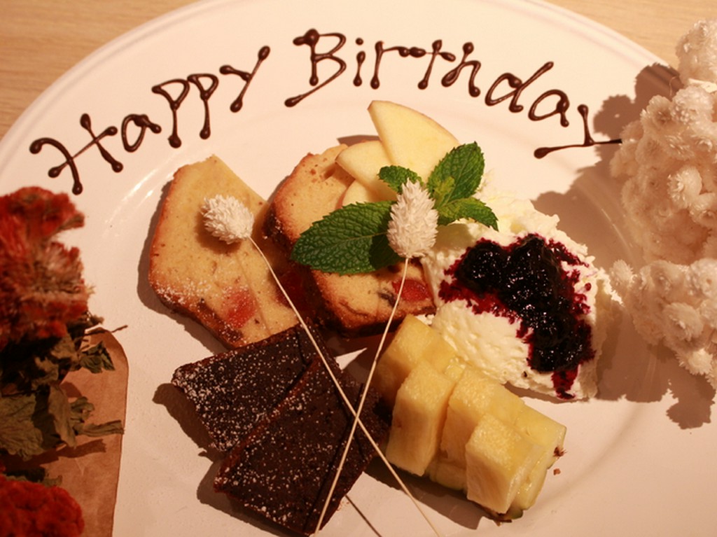 デザートプレートご用意いたします