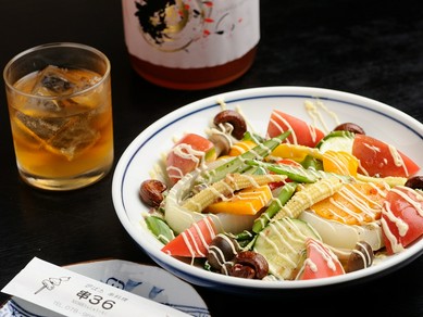 芋焼酎をメインに12種ほど揃い、兵庫ではレアな銘柄「小鹿」も