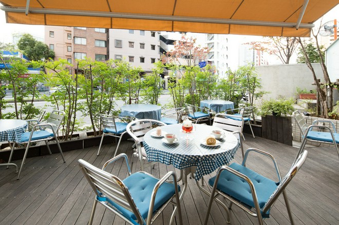 テラス席がある