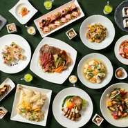 【時間】11:30am～3:00pm（LO2:30pm）
・50名様の人数限定 / 最大180分制（但し、滞在は営業時間内を最大とします。）
・ランチブッフェは土日祝のみの営業です
※月曜日と火曜日は店舗の定休日です（祝日の場合はランチブッフェを営業）
※仕入れ状況によりメニュー内容が変更になる場合がございます。
※当日キャンセルは理由の如何を問わず、キャンセル料を100％頂戴いたします。