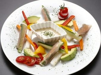 その時季ならではの野菜をつかった『バーニャカウダー』