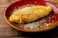 とろ～りチーズのオムレツは女子に大人気！