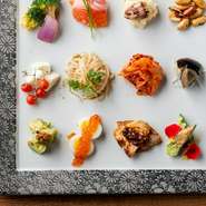 是非召し上がって頂きたい一品『前菜 盛り合わせ』