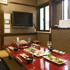 2階には個室＆半個室を完備。最大30名様のご宴会もOK！