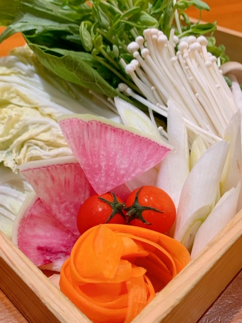 旬の食材にこだわっている