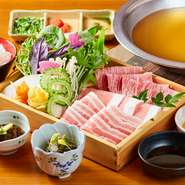 Ｂ）島しゃぶしゃぶ満喫ランチ