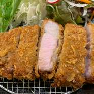 アグー豚のロースカツ定食