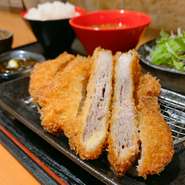 アグー豚のヒレカツミルフィーユかつ定食