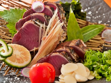 カツオタタキ（塩 または タレ）