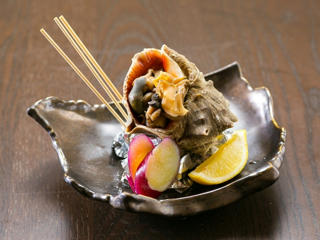 にし貝のつぼ焼き