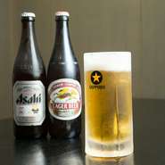 飲み放題付き宴会プランがお手頃価格で予算や希望にあわせて対応してもらえるのも嬉しいところ。焼酎、酎ハイ、カクテルなど様々なドリンクが飲み放題です。ビールは一人一杯のみ。（ビール飲み放題プランもあり）