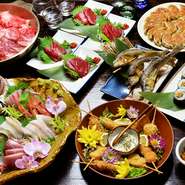 いつもより、豪華な料理で盛り上がる乙女の集い
